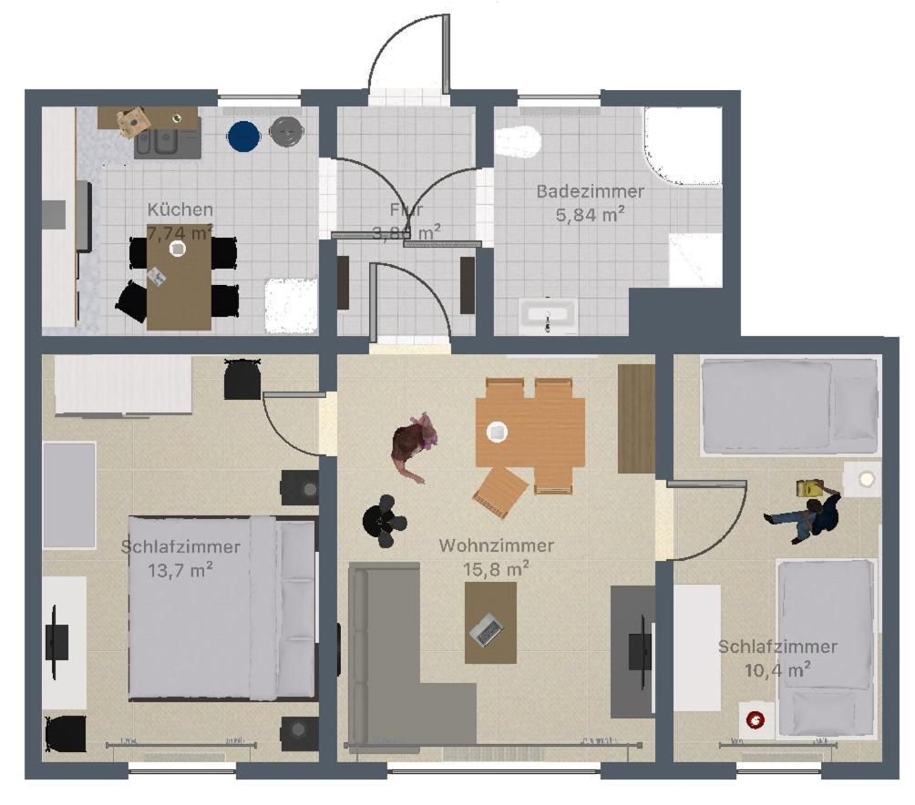 Ferienwohnung Kuehl Boossen Экстерьер фото